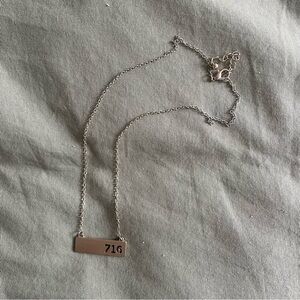 Buffalo 716 bar necklace